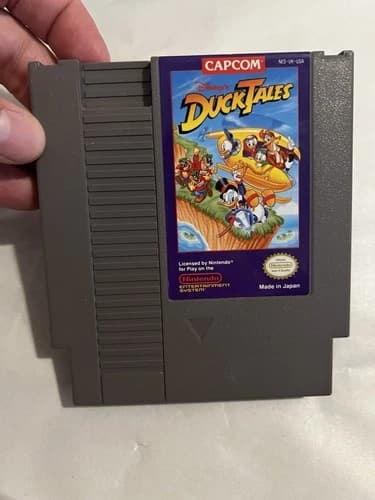 Duck Tales Nintendo NES 1989 Authentic Game Cartridge Tested Working