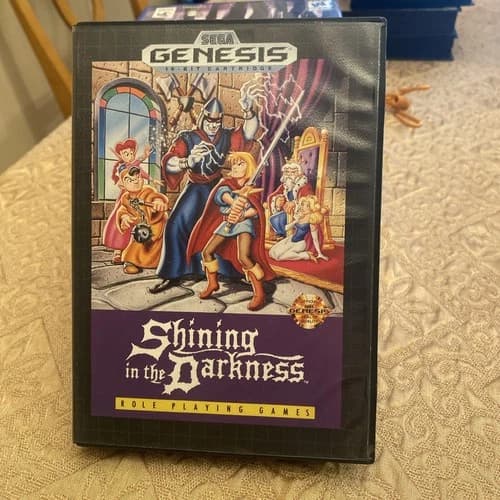 Shining In The Darkness (SEGA Genesis, 1991) CIB Complete W/ Manual *Tested*