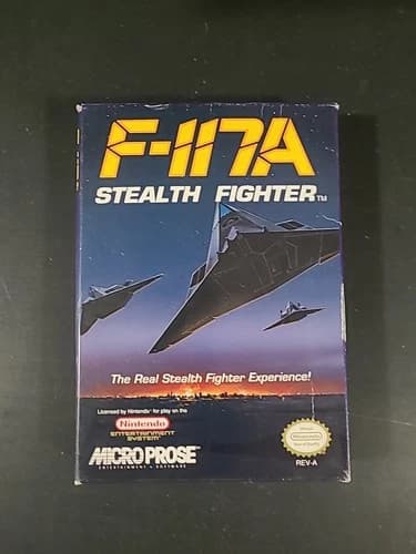 F-117A Stealth Fighter (Nintendo Entertainment System, 1992) Cib Clean Tested