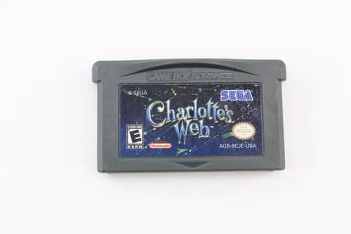 Charlotte's Web GameBoy Advance Tested Free Ship