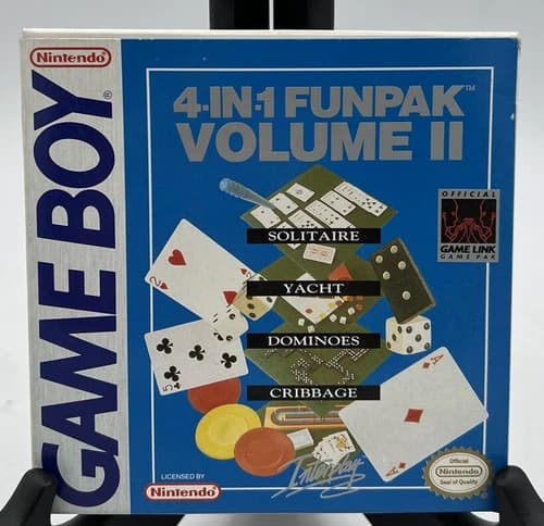 4-in-1 FunPak Vol. 2 Nintendo Game Boy GB Complete in Box CIB