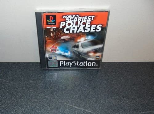 World's Scariest Police Chases (Sony PlayStation 1, 2001) Complete