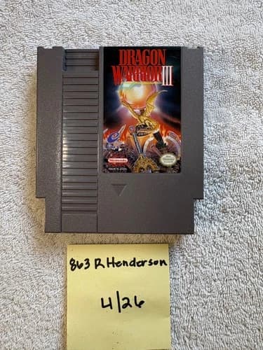 Dragon Warrior III 3 (Nintendo NES, 1992) Authentic Tested And Working