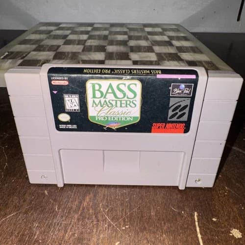 Bass Masters Classic Pro Edition SNES Game TESTED Super Nintendo