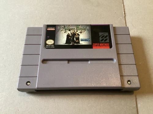 The Addams Family Super Nintendo SNES Cart Only Authentic Tested