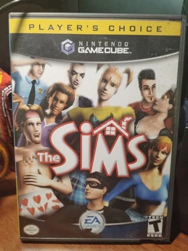 The Sims (Nintendo GameCube, 2003) Players Choice Edition - Complete With Manual