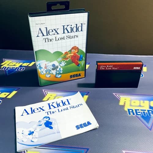 Alex Kidd: The Lost Stars (Sega Master System SMS, 1988) Complete CIB Tested