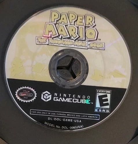 Paper Mario: The Thousand-Year Door (Gamecube) DISC ONLY, TESTED WORKING