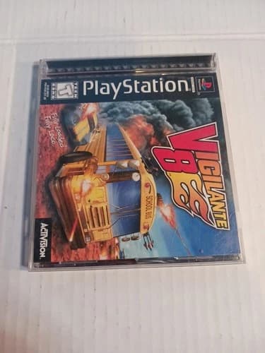 Vigilante 8 2nd Offense PS1 Game Sony PlayStation 1 CIB Complete Rated T