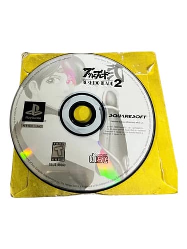 Sony PlayStation 1 PS1 Disc Only Tested Bushido Blade 2