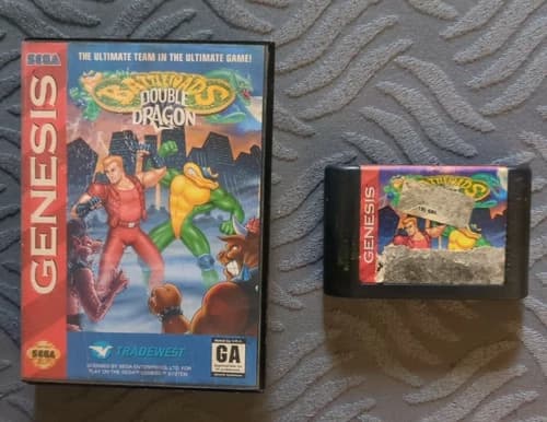 Battletoads Double Dragon (Sega Genesis, 1993) *Authentic, Tested/Working*