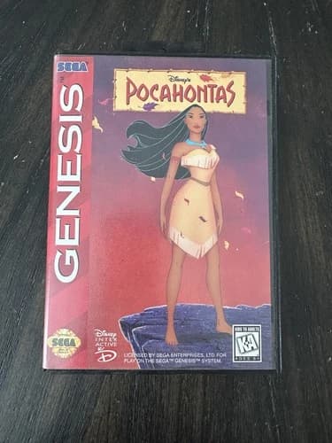 Sega Genesis Game Disneys Pocahontas CIB Complete In Box