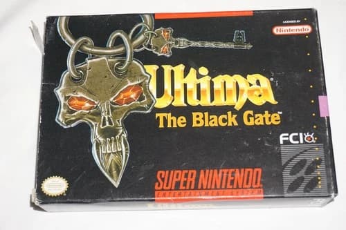 Ultima Black Gate (Super Nintendo SNES) Complete in Box CIB
