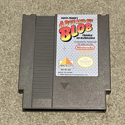 David Crane’s A Boy and His Blob: Trouble on Blobolonia NES Cartridge Tested