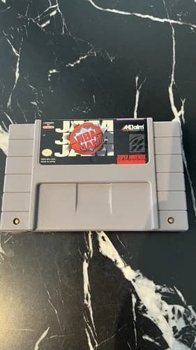 NBA Jam (Super Nintendo, SNES) Cartridge Only - Clean Label - Tested