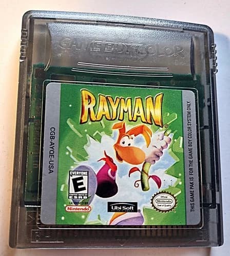 GAMEBOY COLOR : RAYMAN !! Cartridge Only, Cleaned, NOT Tested