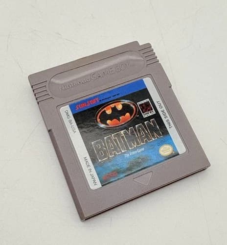 Batman The Video Game Nintendo GameBoy 1990 TESTED WORKS
