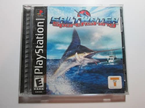 Saltwater Sportfishing (Sony PlayStation 1 PS1, 2001) Complete VG