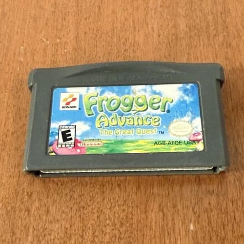 Frogger The Great Quest Nintendo Gameboy Advance GBA Authentic E-Everyone
