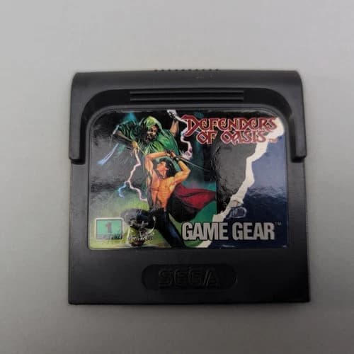 Defenders Of Oasis Sega Game Gear SEGA 1992 RPG Fantasy Cart Tested/Working