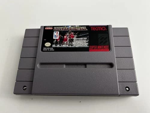 Tecmo Super NBA Basketball (Super Nintendo entertainment System Snes)