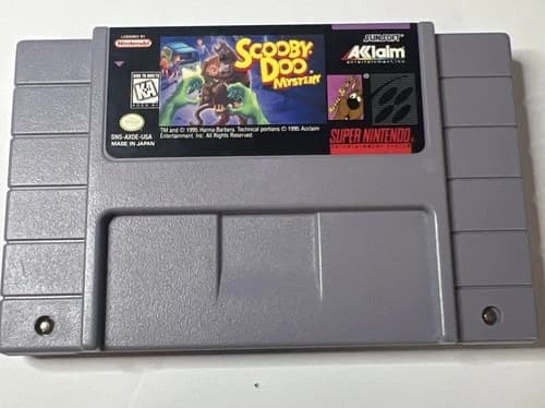 Scooby-Doo Mystery Super Nintendo Entertainment System SNES Game Only Tested