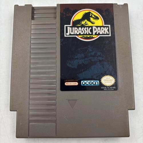 Jurassic Park (Nintendo Entertainment System, 1993) Authentic Tested Working