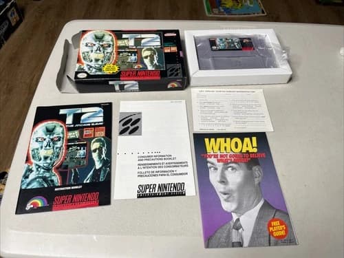 T2: The Arcade Game (Super Nintendo Entertainment System, 1993) SNES Complete