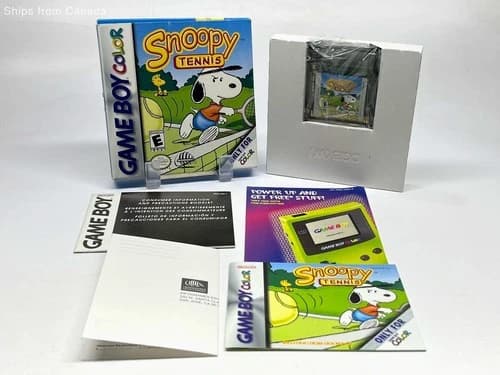 Snoopy Tennis - Nintendo Game Boy Color (CIB)