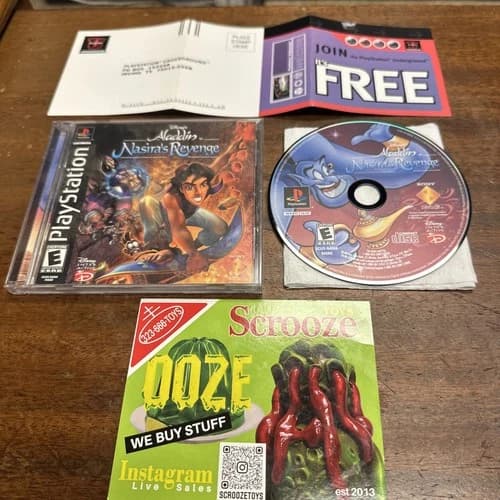 Disneys Aladdin in Nasiras Revenge (Sony PlayStation 1 PS1, 2001) Everyone (s)