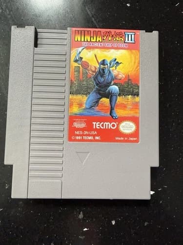 Ninja Gaiden III The Ancient Ship of Doom (Nintendo NES 1991) Authentic