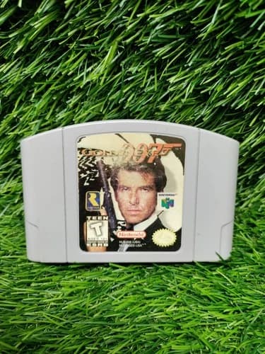 Goldeneye 007 Nintendo N64 Video Game 1997, Authentic Cartridge, Tested Working