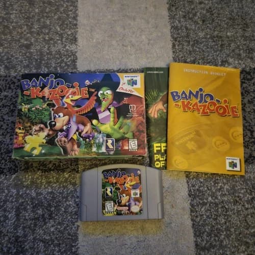 Banjo-Tooie N64 Nintendo 64 Complete CIB Good Condition. Tested And Working