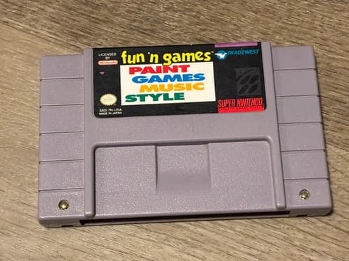 Fun 'n Games Super Nintendo Snes Cleaned & Tested Authentic