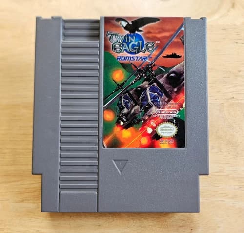 NES - Twin Eagle - GOOD Condition, Tested Nintendo Video Game