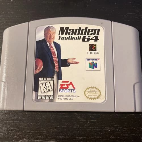 N64: Madden Football 64 *CART ONLY