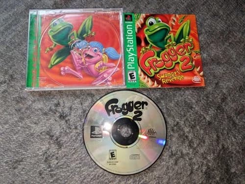 Frogger 2 Swampy's Revenge Sony PlayStation 1 PS1 CIB/Complete! Tested & Working