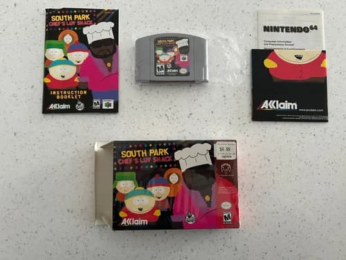 South Park Chef's Luv Shack CIB - Nintendo 64 N64 Boxed Complete