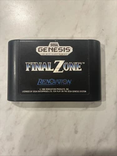 Sega Genesis Final Zone CIB 1990 Released