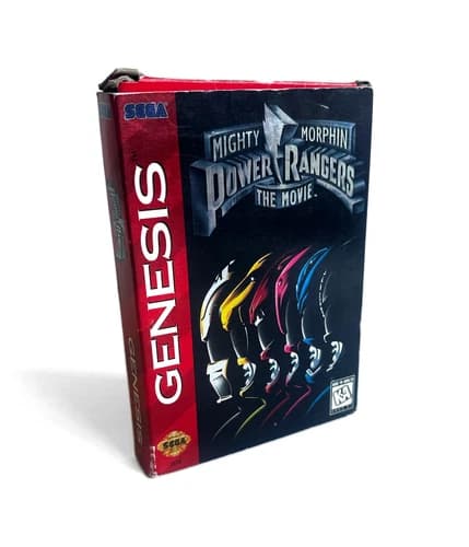Mighty Morphin Power Rangers: The Movie (Sega Genesis, 1995) Complete with Box