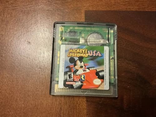 Mickey's Speedway USA Nintendo Game Boy Color, 2001, Tested, Working, Authentic