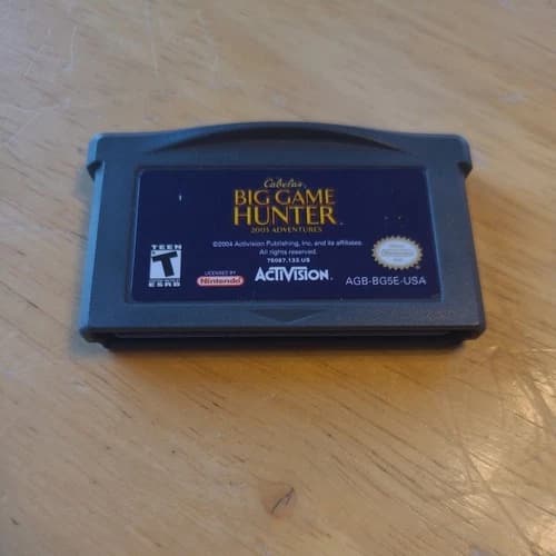 Cabelas Big Game Hunter Nintendo Gameboy Advanced GBA