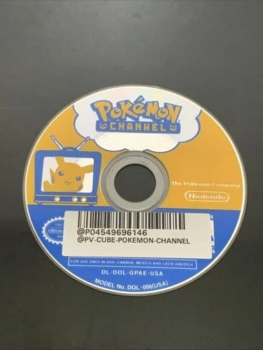 Pokemon Channel Nintendo GameCube *DISC ONLY* Tested Works