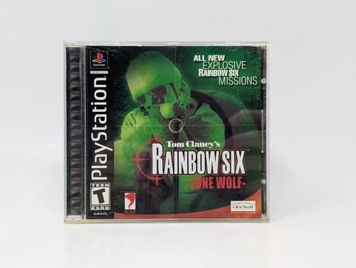 Tom Clancy's Rainbow Six Lone Wolf (Playstation 1 PS1, 2002) - CIB