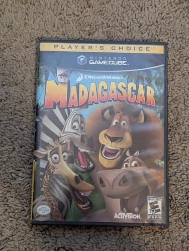 Madagascar (Nintendo GameCube, 2005) - Complete with Manual - TESTED WORKS