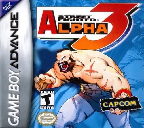 Street Fighter Alpha 3 GBA Video Game Gameboy Advance 2002