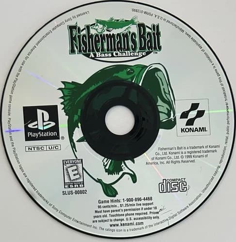 Fisherman's Bait (Sony PlayStation 1, PS1) DISC ONLY | NO TRACKING | M65