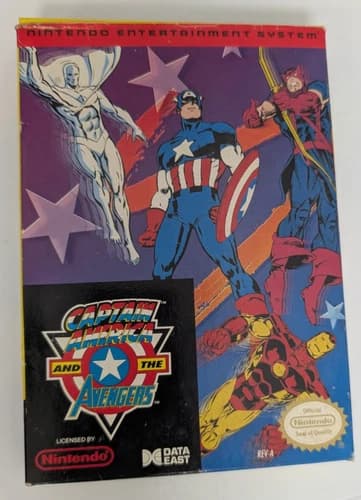 Captain America And The Avengers Nintendo Entertainment System NES CIB 1991