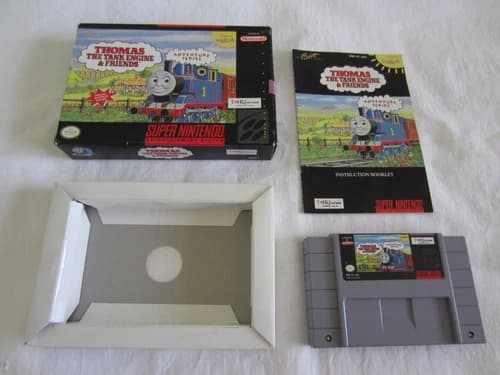 Thomas the Tank Engine (SNES) Super Nintendo CIB Complete Box 1993 RARE