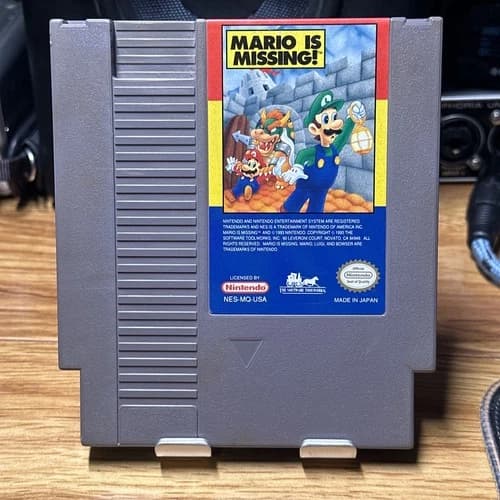 Mario is Missing (Nintendo Entertainment System, 1993) Tested Working